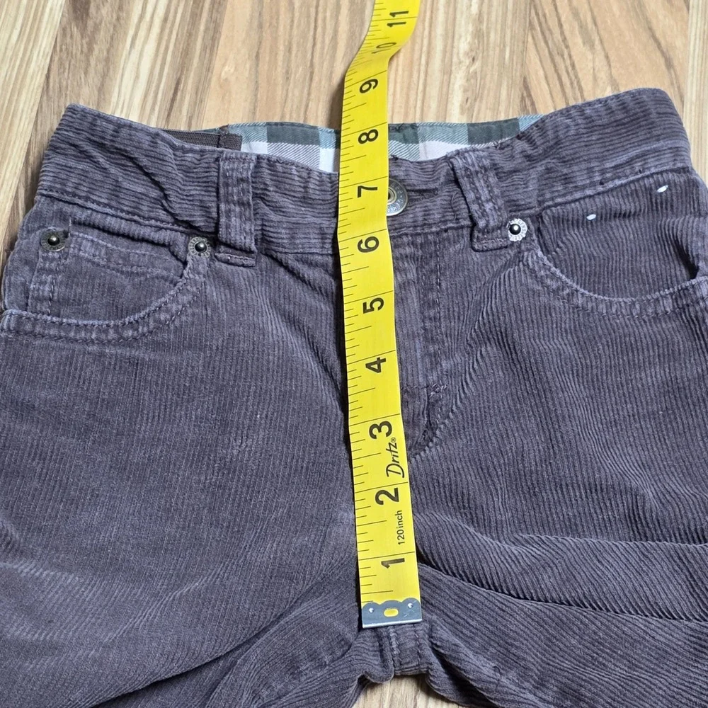 Gymboree Slim Fit Corduroy Pants Boy's Size 5 Brown Adjustable‎ Waist